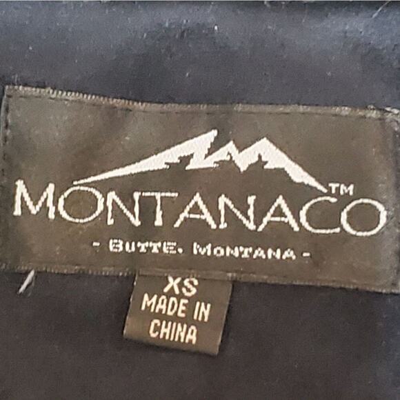 Montanaco Black Suede and Faux Fur Jacket, Size X-Small - Picture 2 of 10